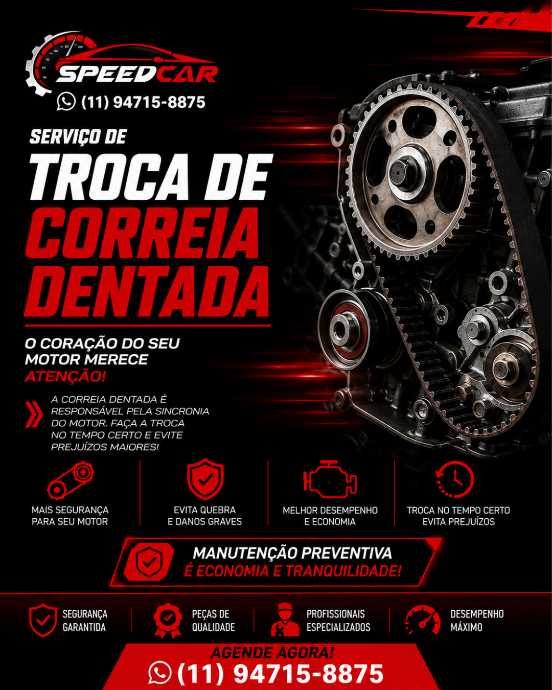 Troca de Correia Dentada
